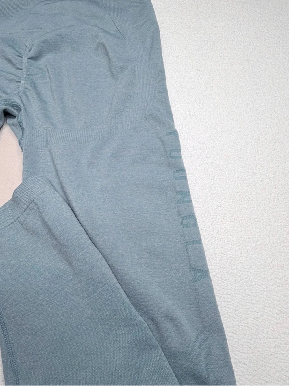 YoungLA Legacy Seamless Scrunch Leggings•YLAW1062• Dusty Blue - Picture 12 of 16